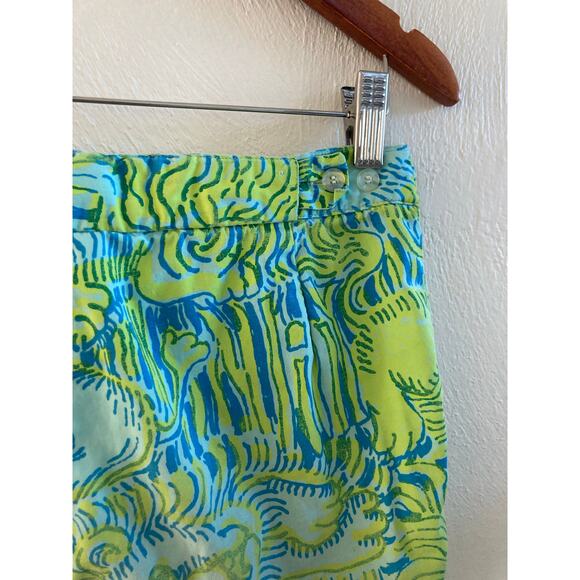 Lilly Pulitzer Inc Vintage 1960s MEN'S DIVISION Lion Cotton Shorts S White Label - Picture 6 of 11